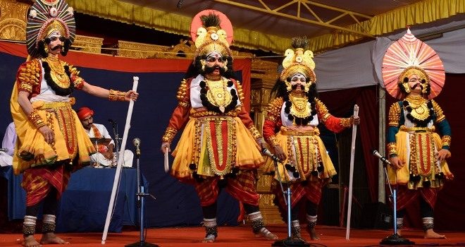 Yakshagana Performance- Thenku Thittu